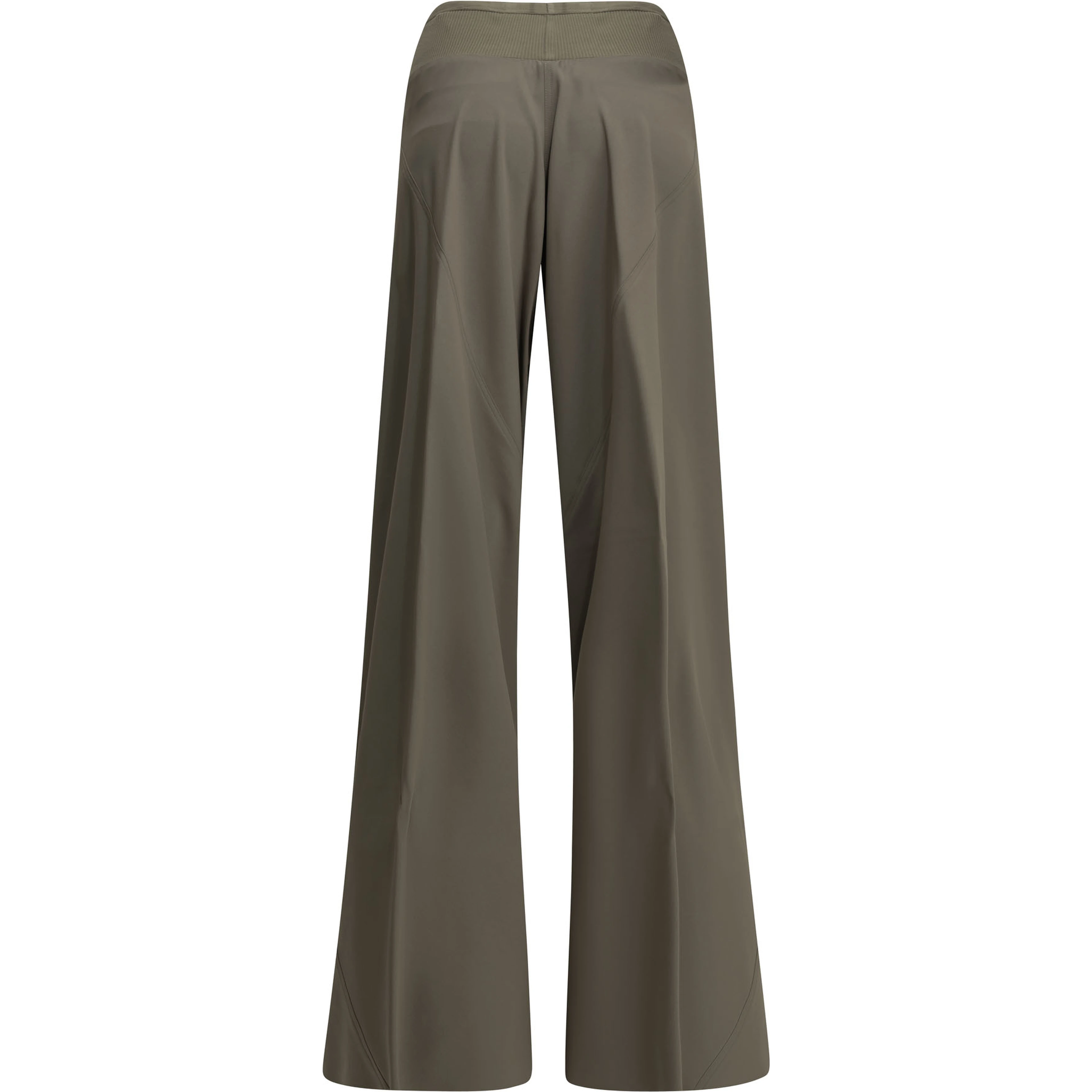 "Wrap" Wide-Leg Jeans