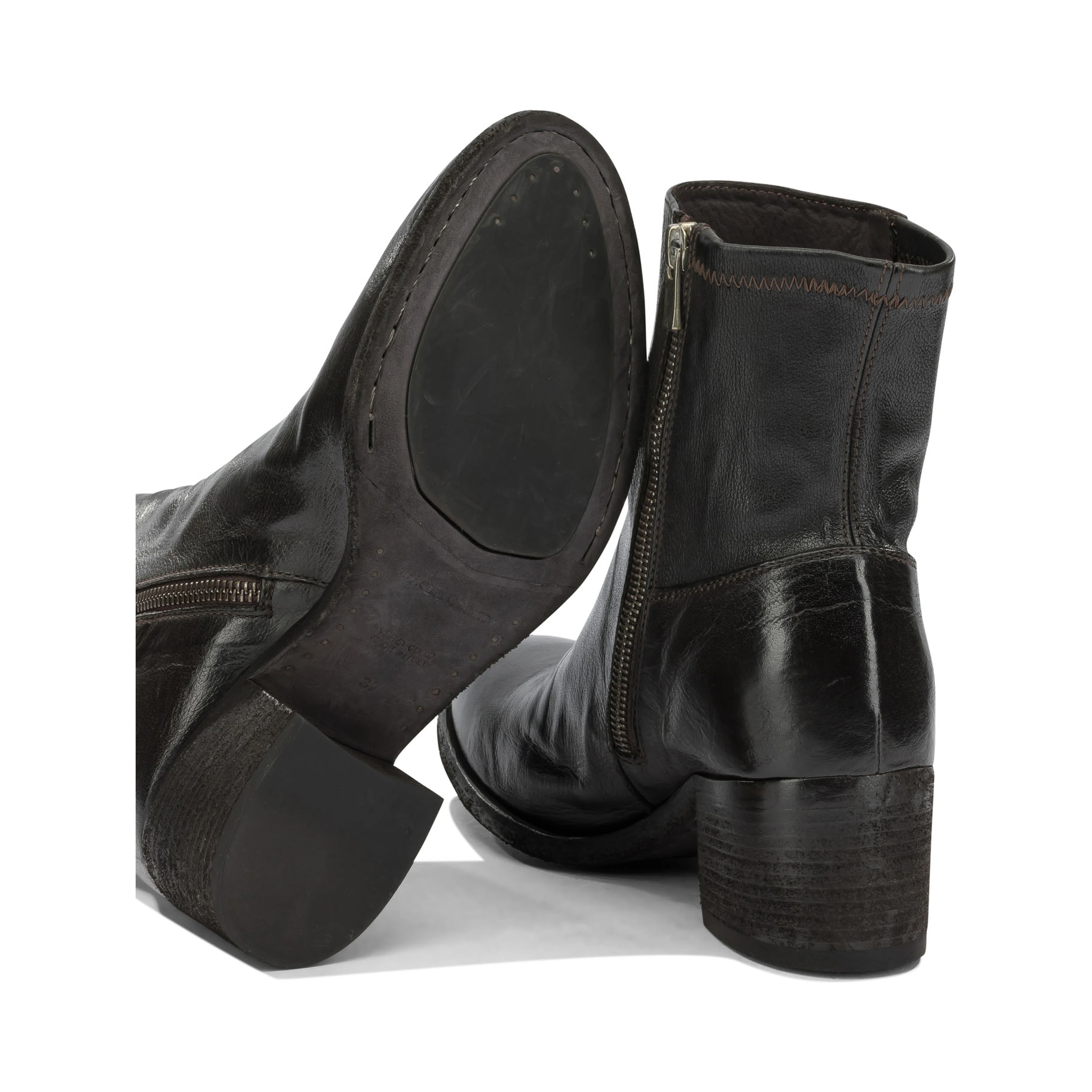 "Denner 127" Ankle Boots with Zipper