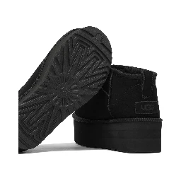"Classic Ultra Mini Platform" Pull-On Ankle Boots