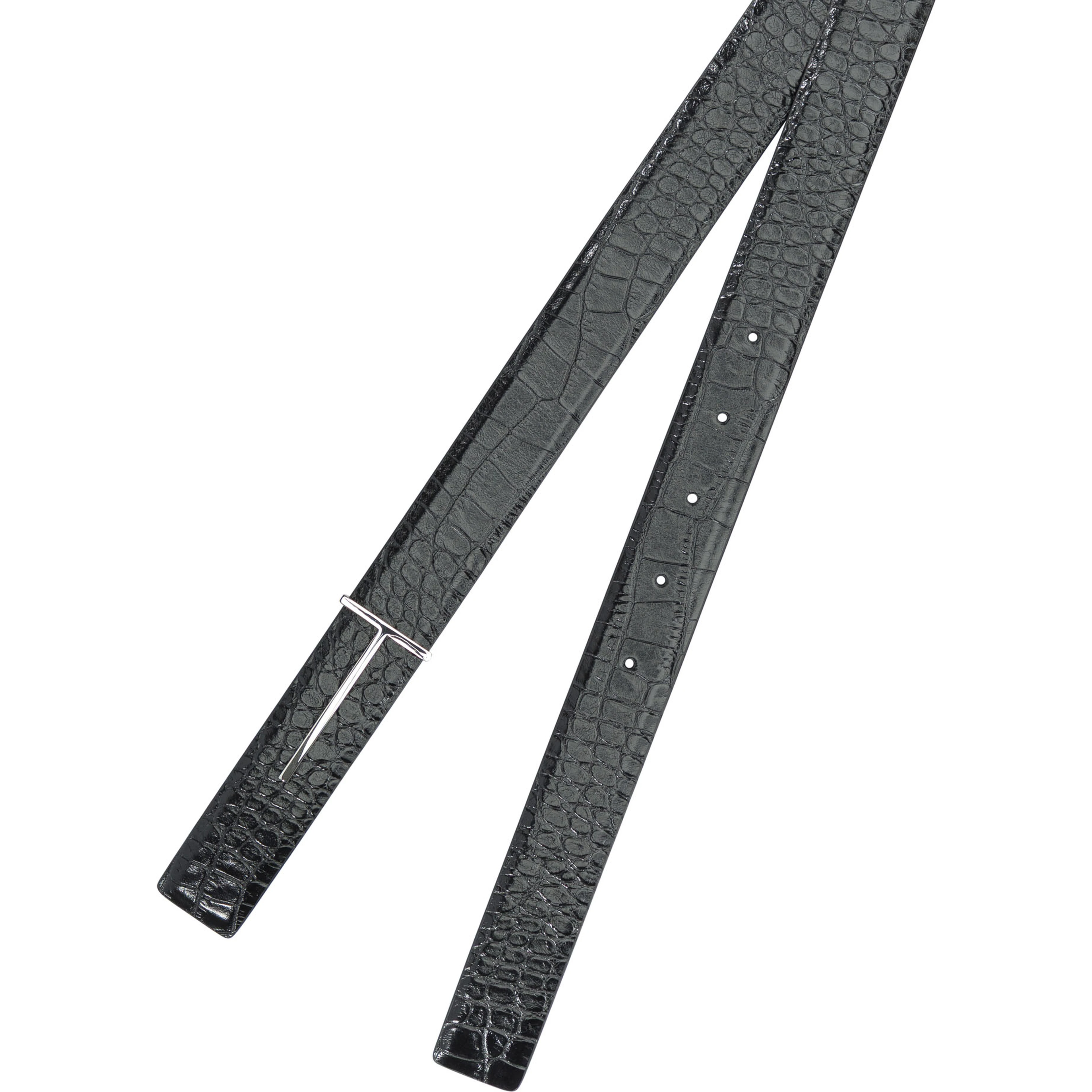 "T Line" Leather Belt