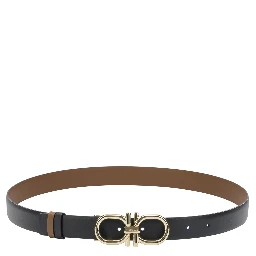 Leather belt with hooks