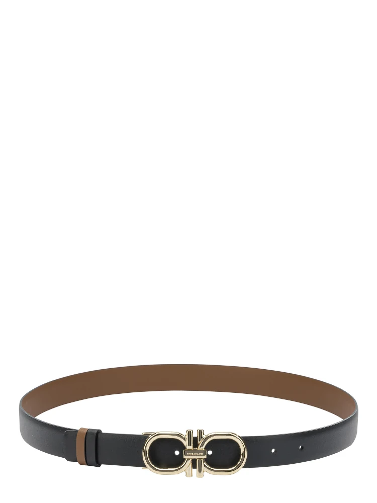 Leather belt with hooks