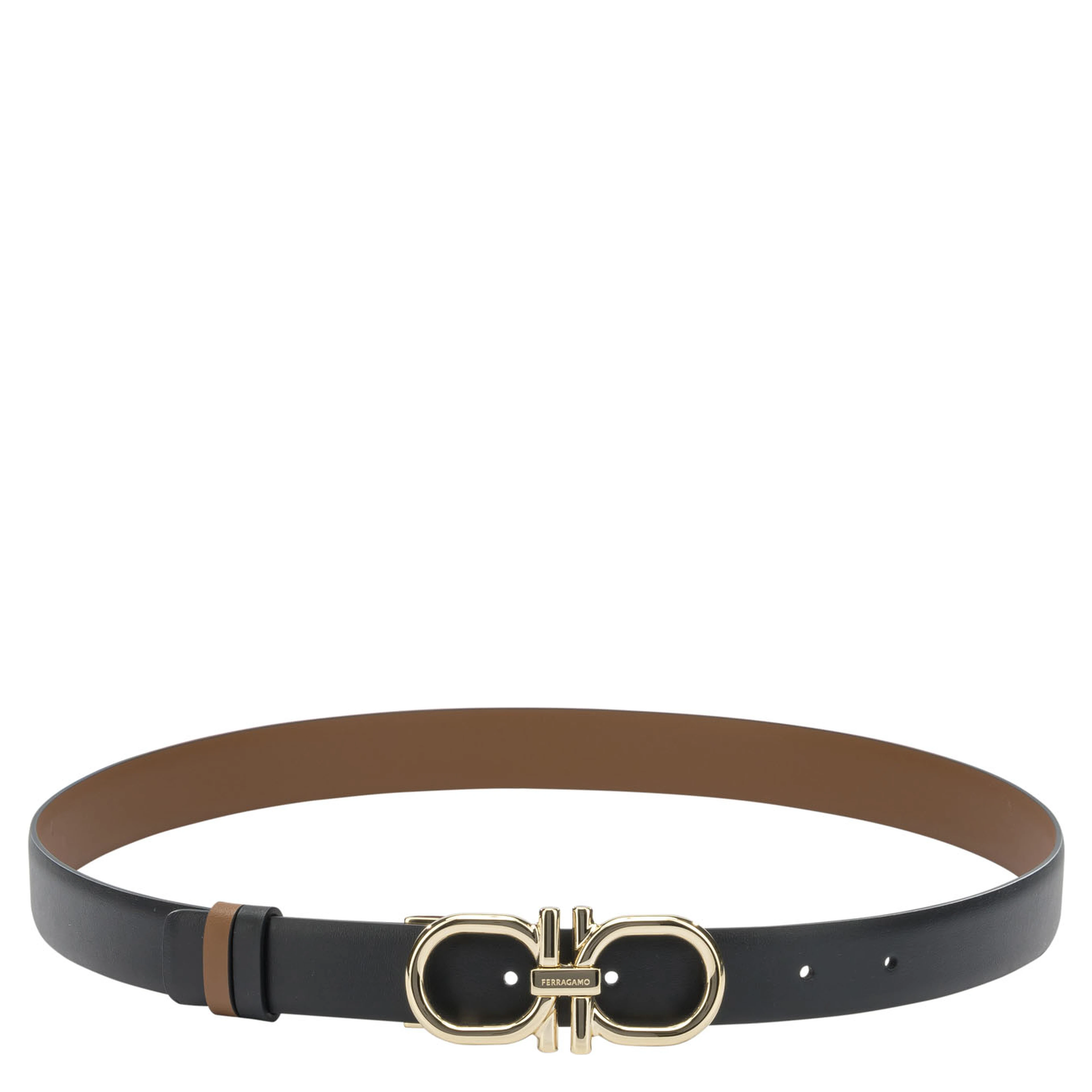 Leather belt with hooks