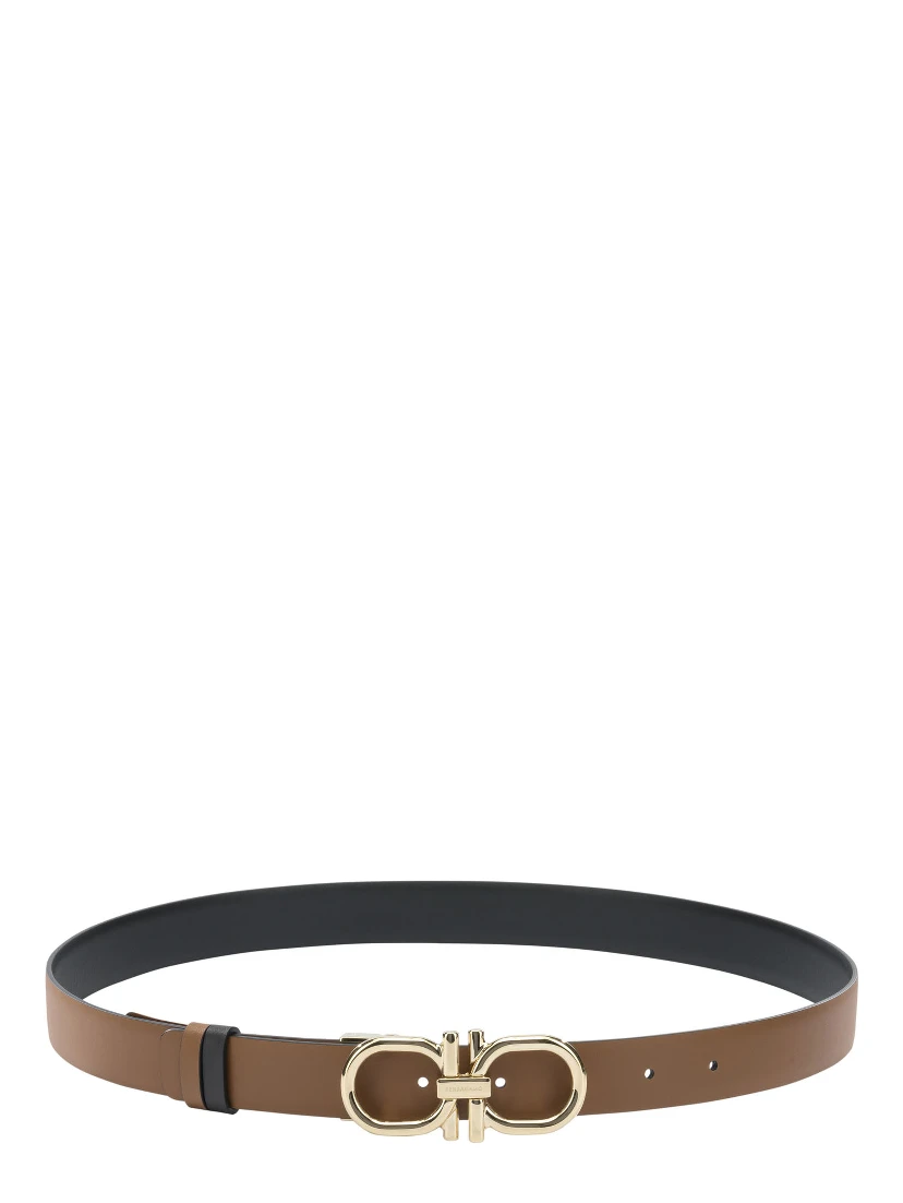 Leather belt with hooks