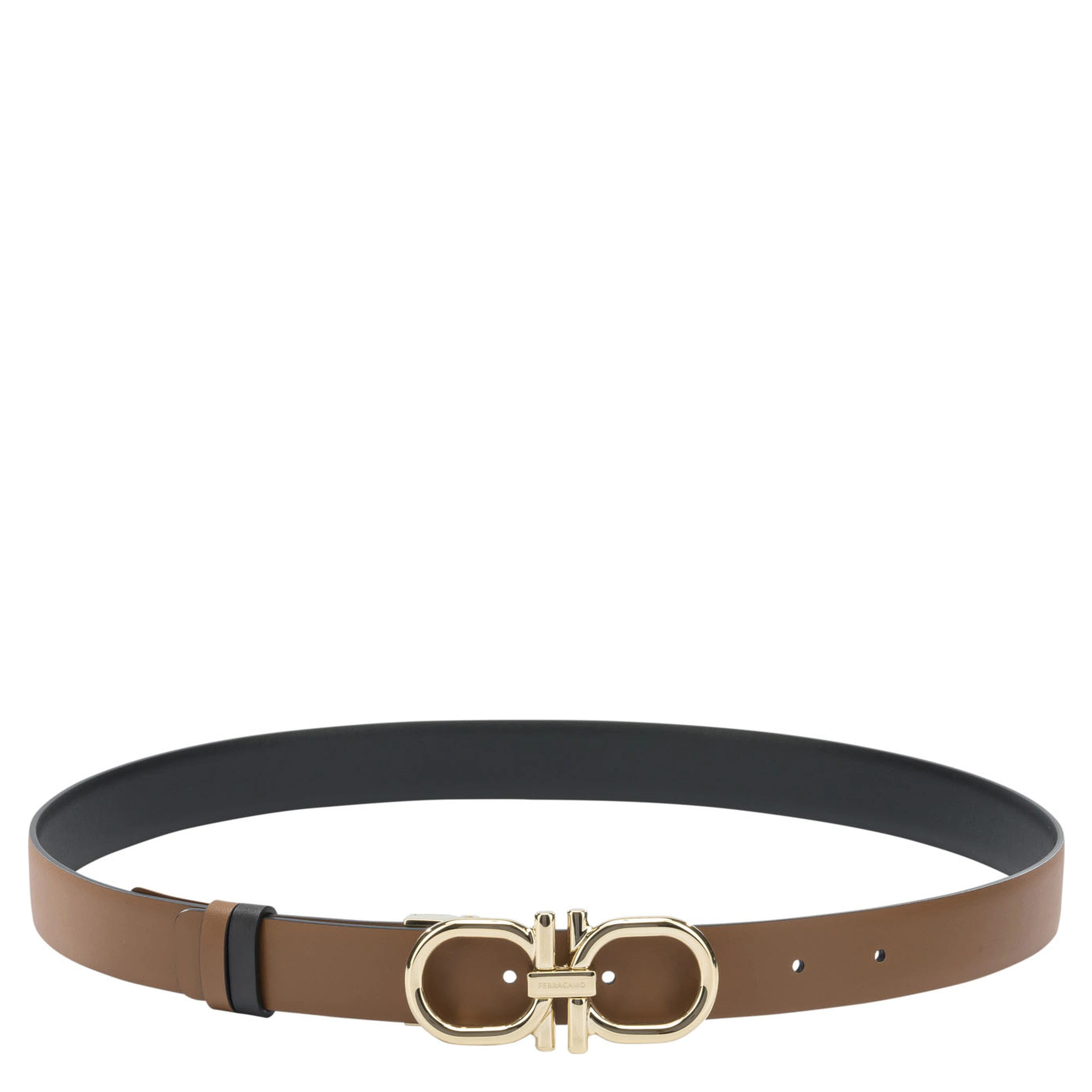 Leather belt with hooks