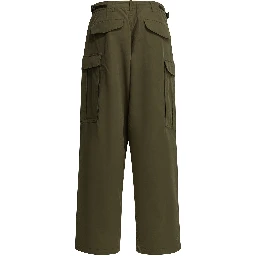 Wide-leg cargo pants
