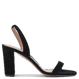 "So Nude Block 85mm" Heeled Sandals