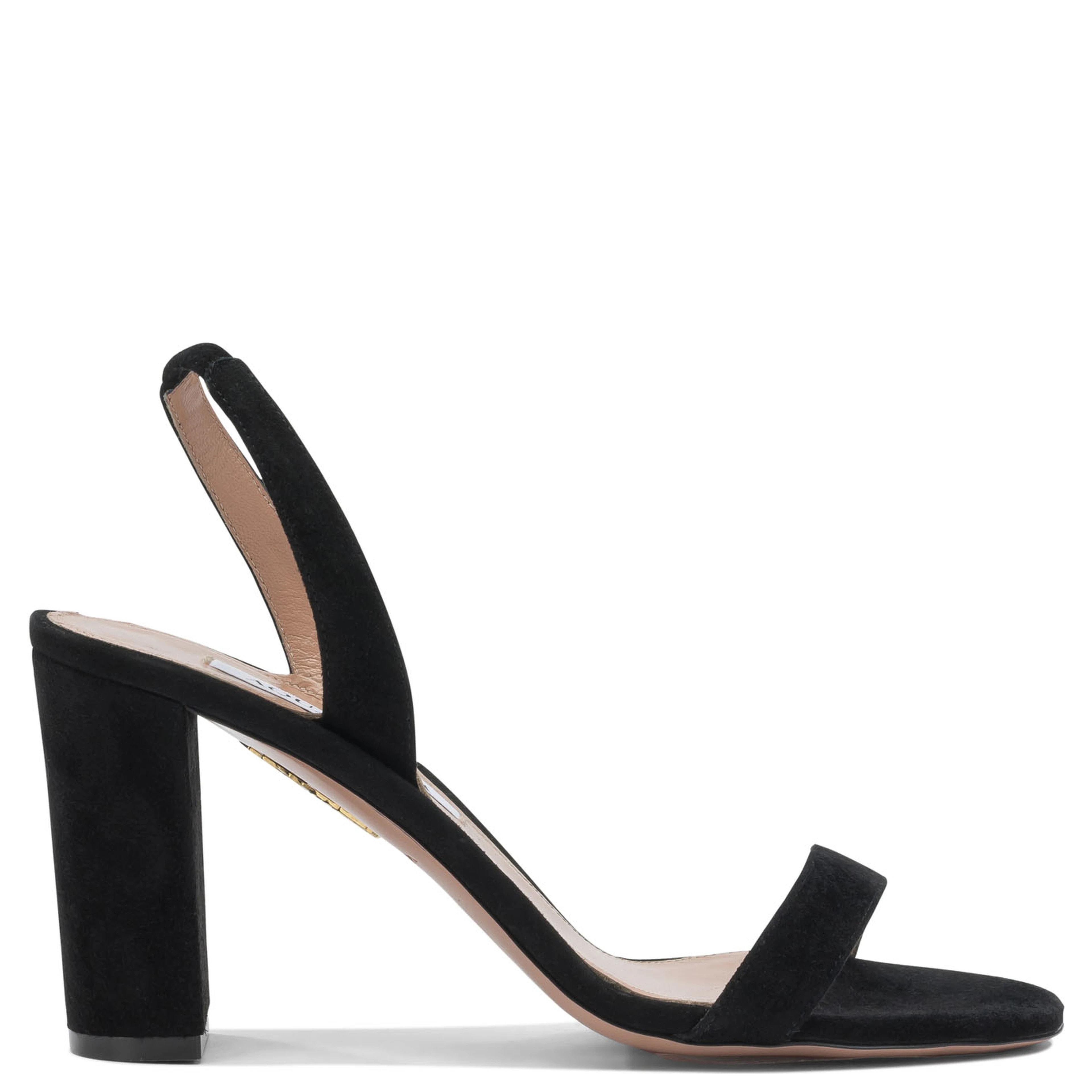 "So Nude Block 85mm" Heeled Sandals