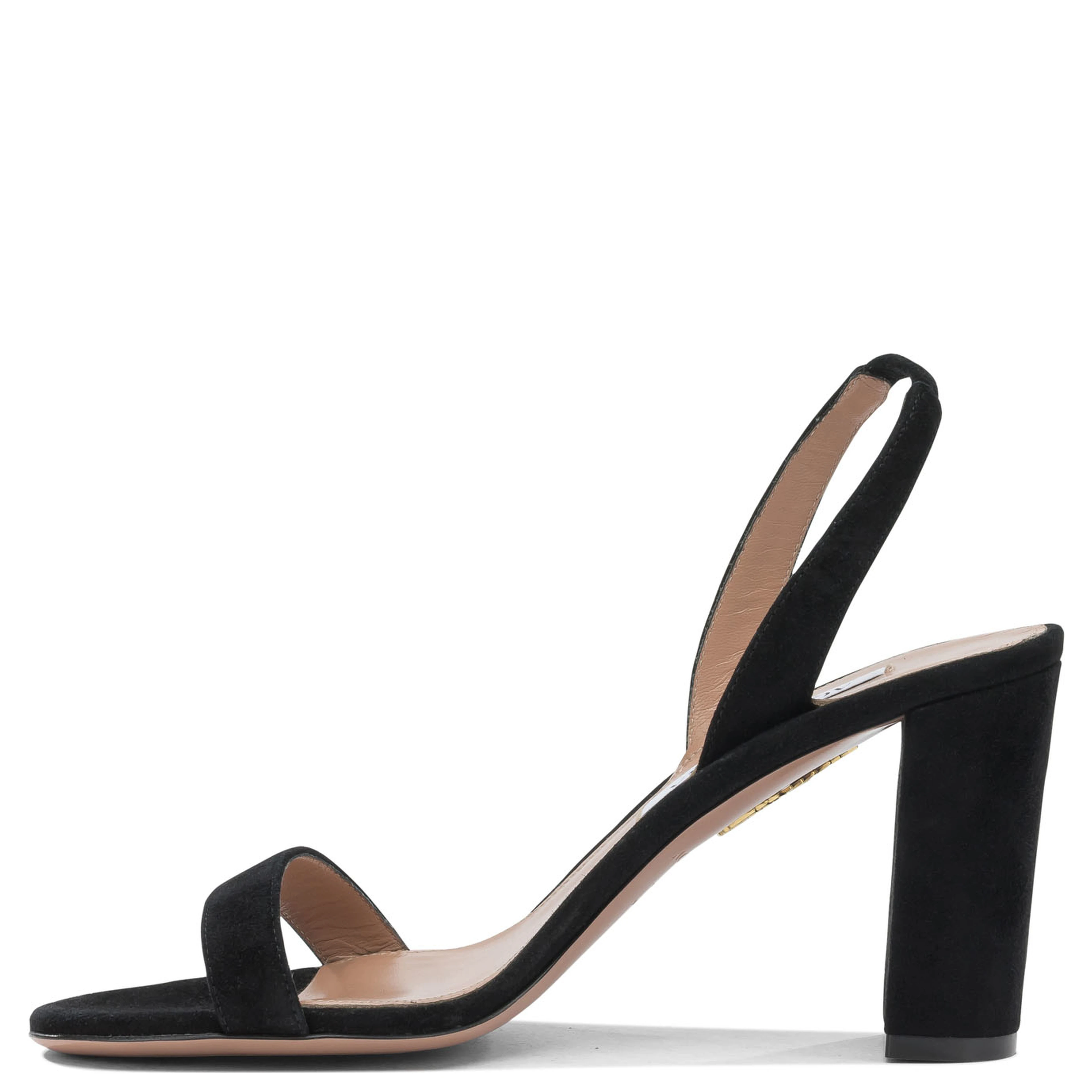 "So Nude Block 85mm" Heeled Sandals