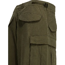 Wide-leg cargo pants