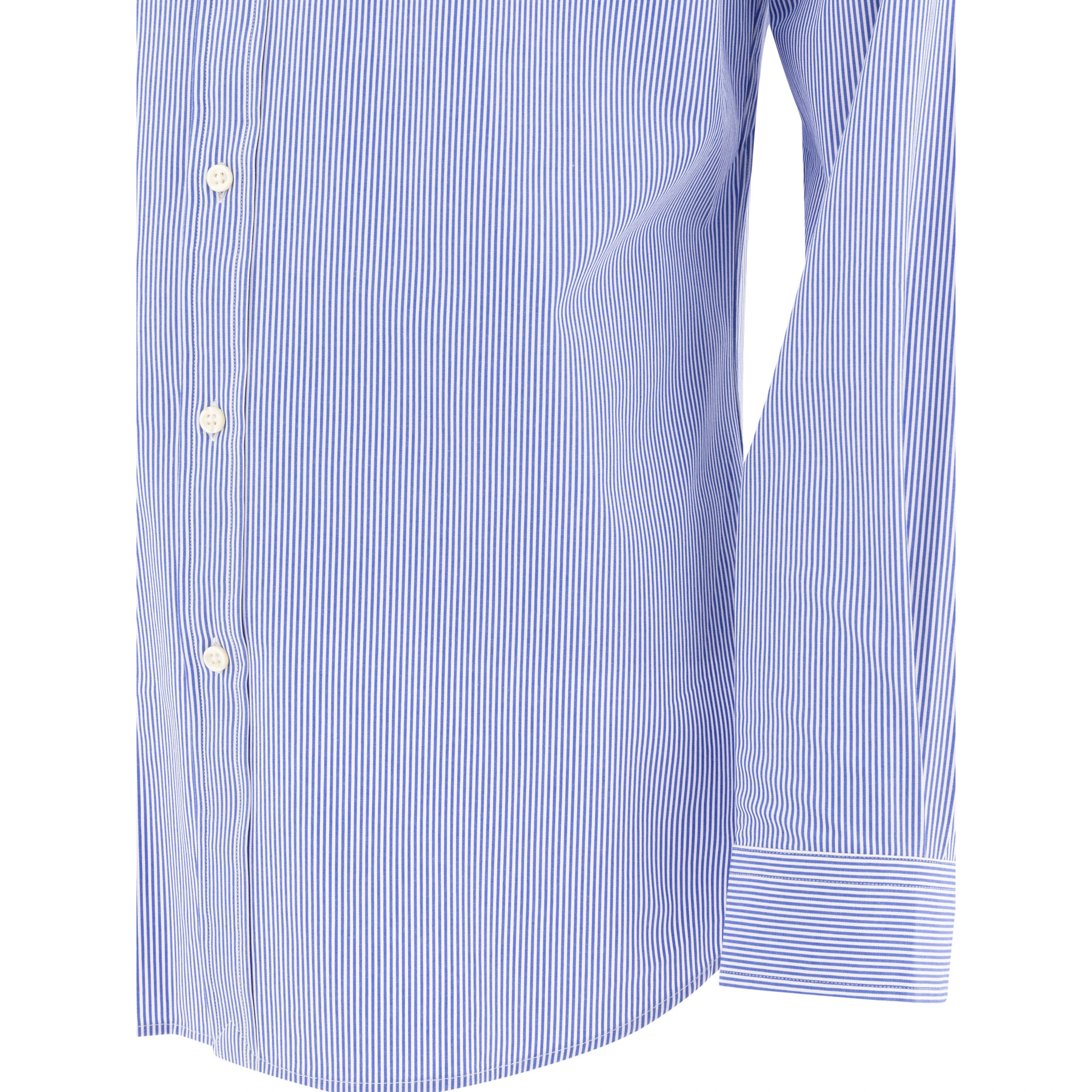 Casual slim-fit stretch shirt with logo