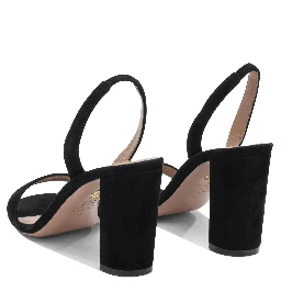 "So Nude Block 85mm" Heeled Sandals