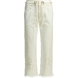"Alison" Straight-leg jeans