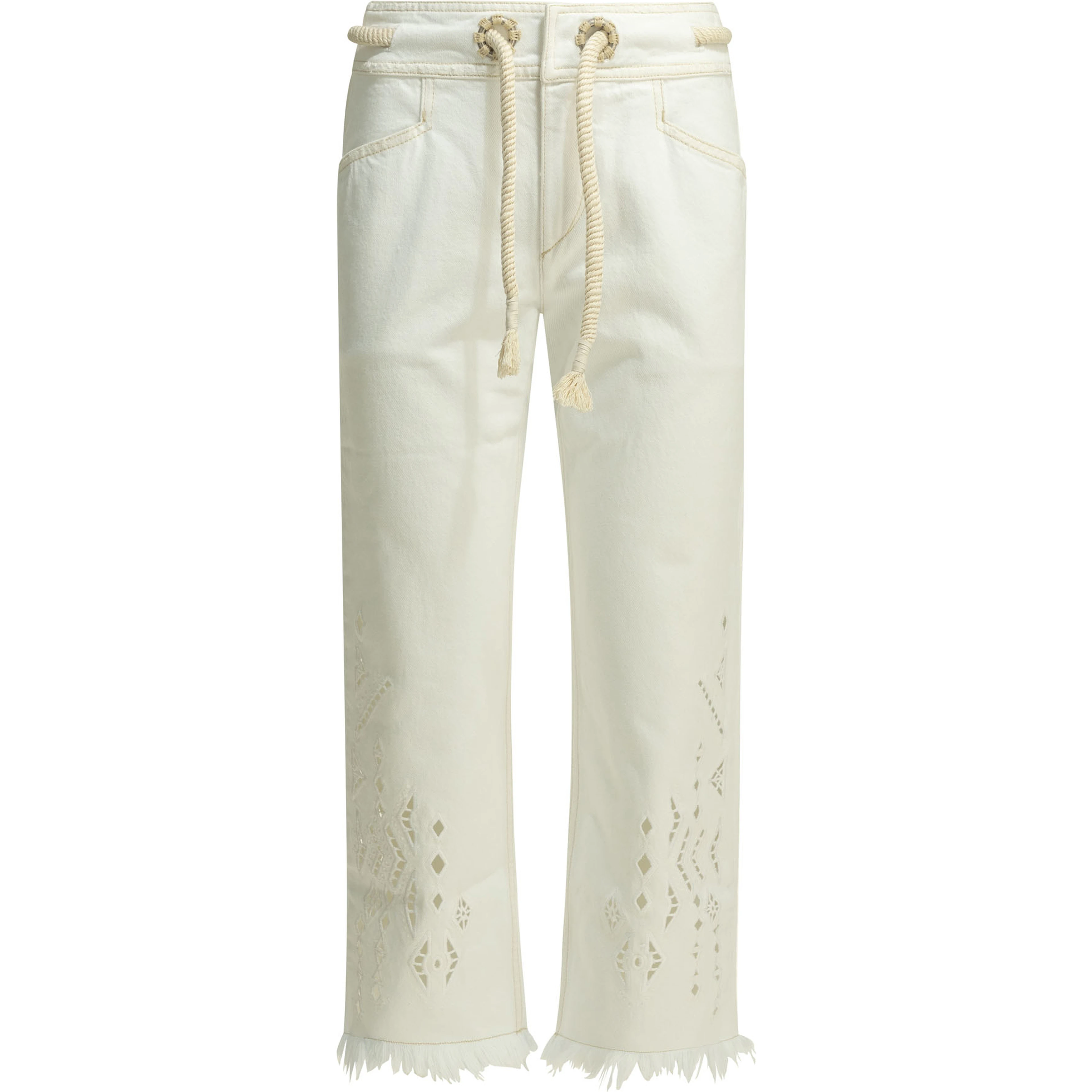 "Alison" Straight-leg jeans