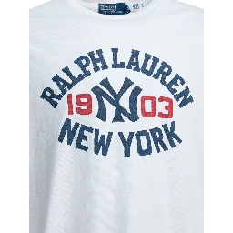 "Polo Raplh Lauren x New York Yankees" crewneck T-shirt.