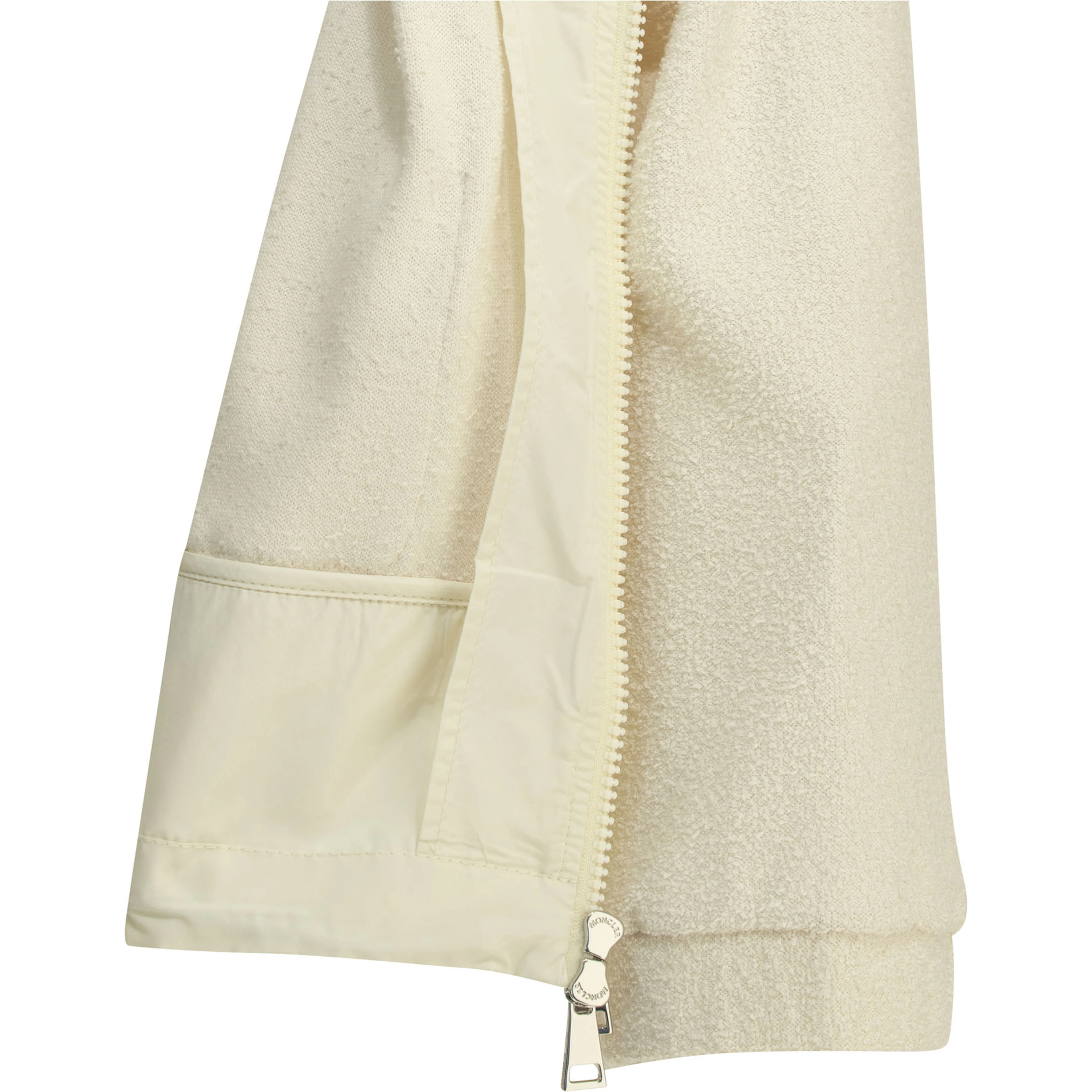 Cotton bouclé bomber jacket