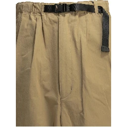 Casual pants with buckle