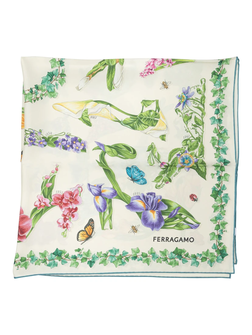 "Eden Shoes" silk scarf