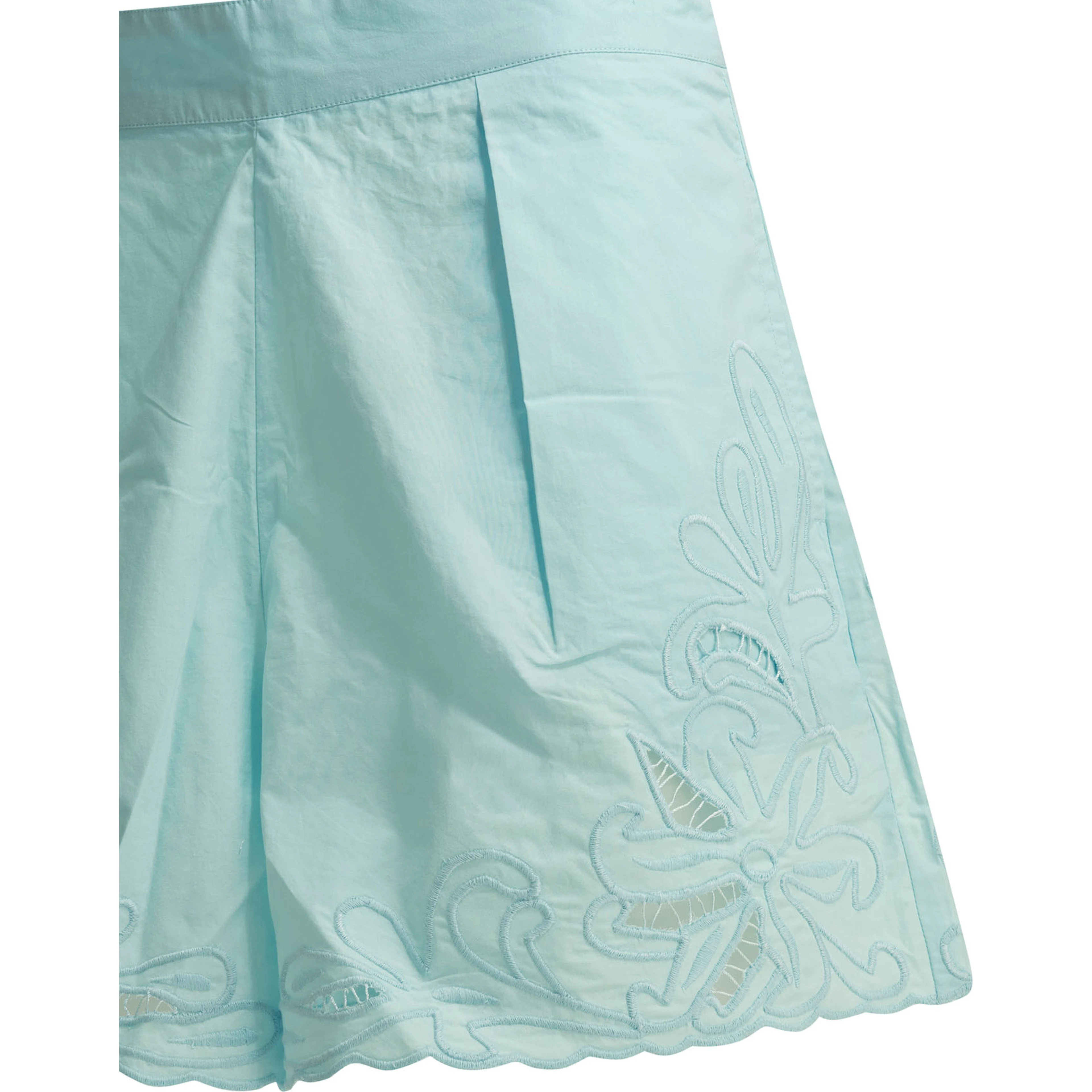 Embroidered shorts