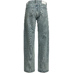 "Criss Cross" wide leg jeans