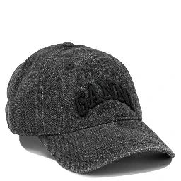 Denim baseball cap