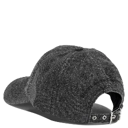 Denim baseball cap