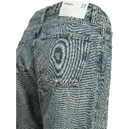 "Criss Cross" wide leg jeans