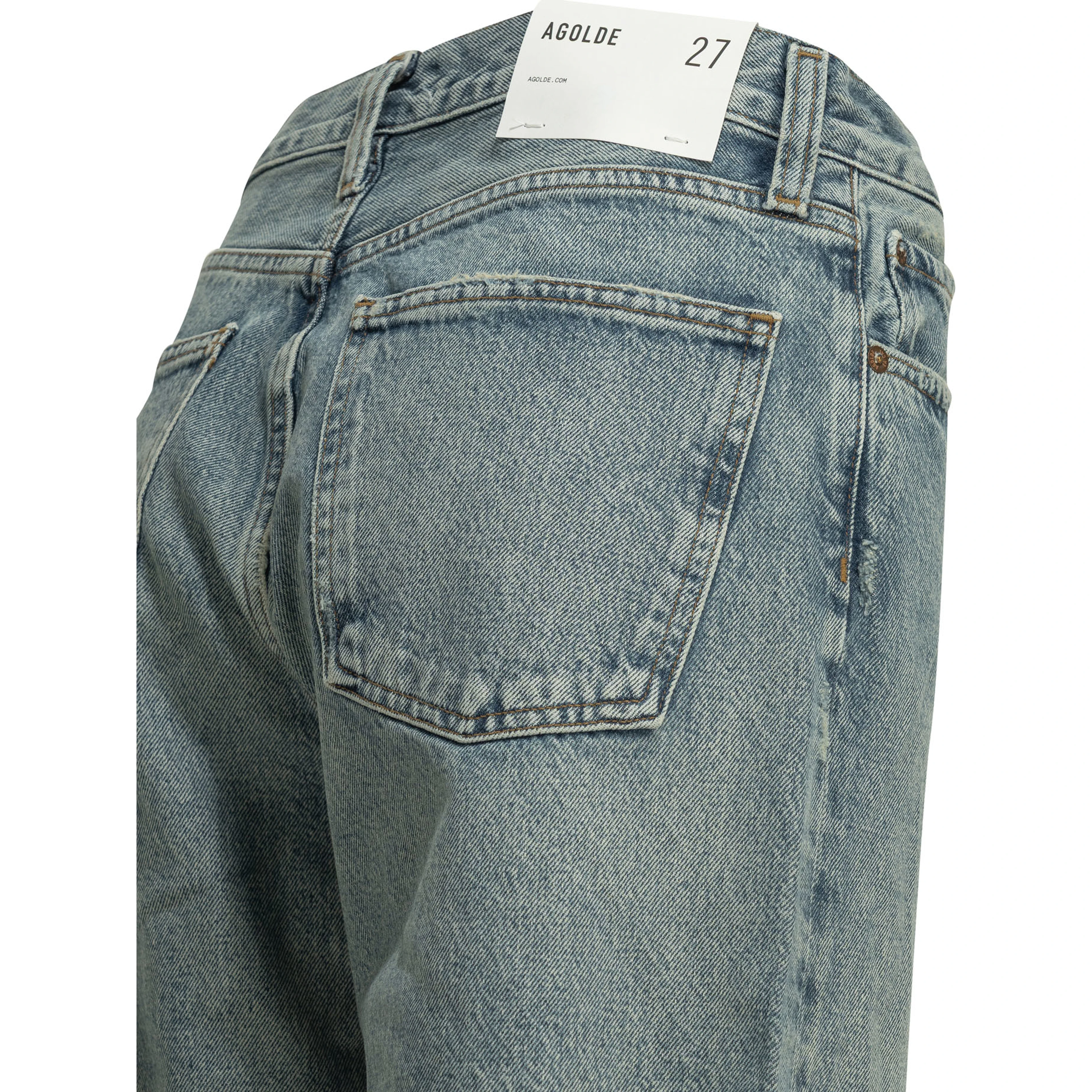 "Criss Cross" wide leg jeans