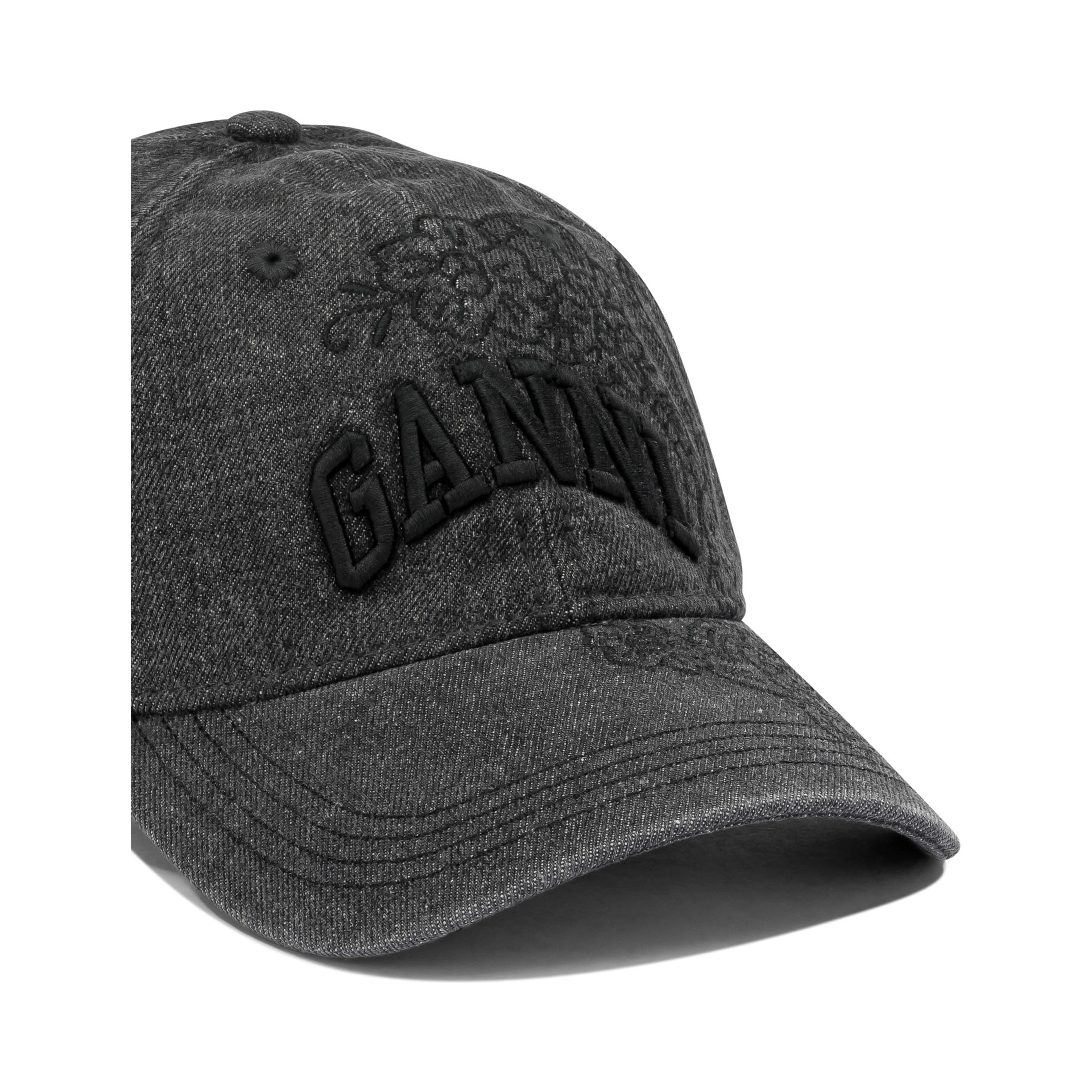 Denim baseball cap