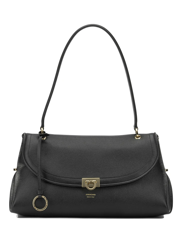 Medium "Gancini" Shoulder Bag