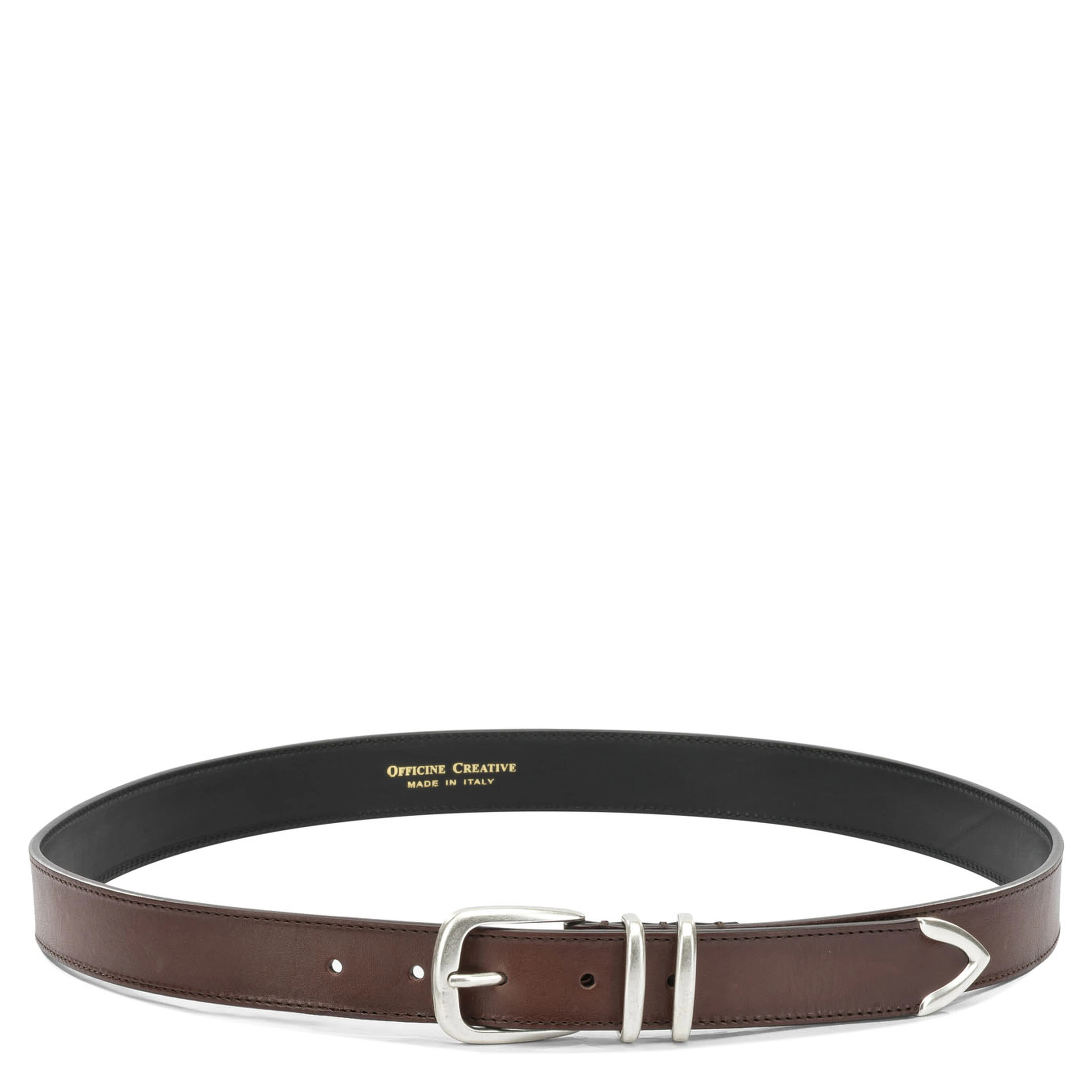 "OC Strip" Leather Belt