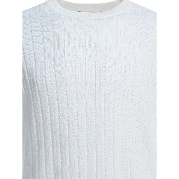Ribbed crew-neck sweater