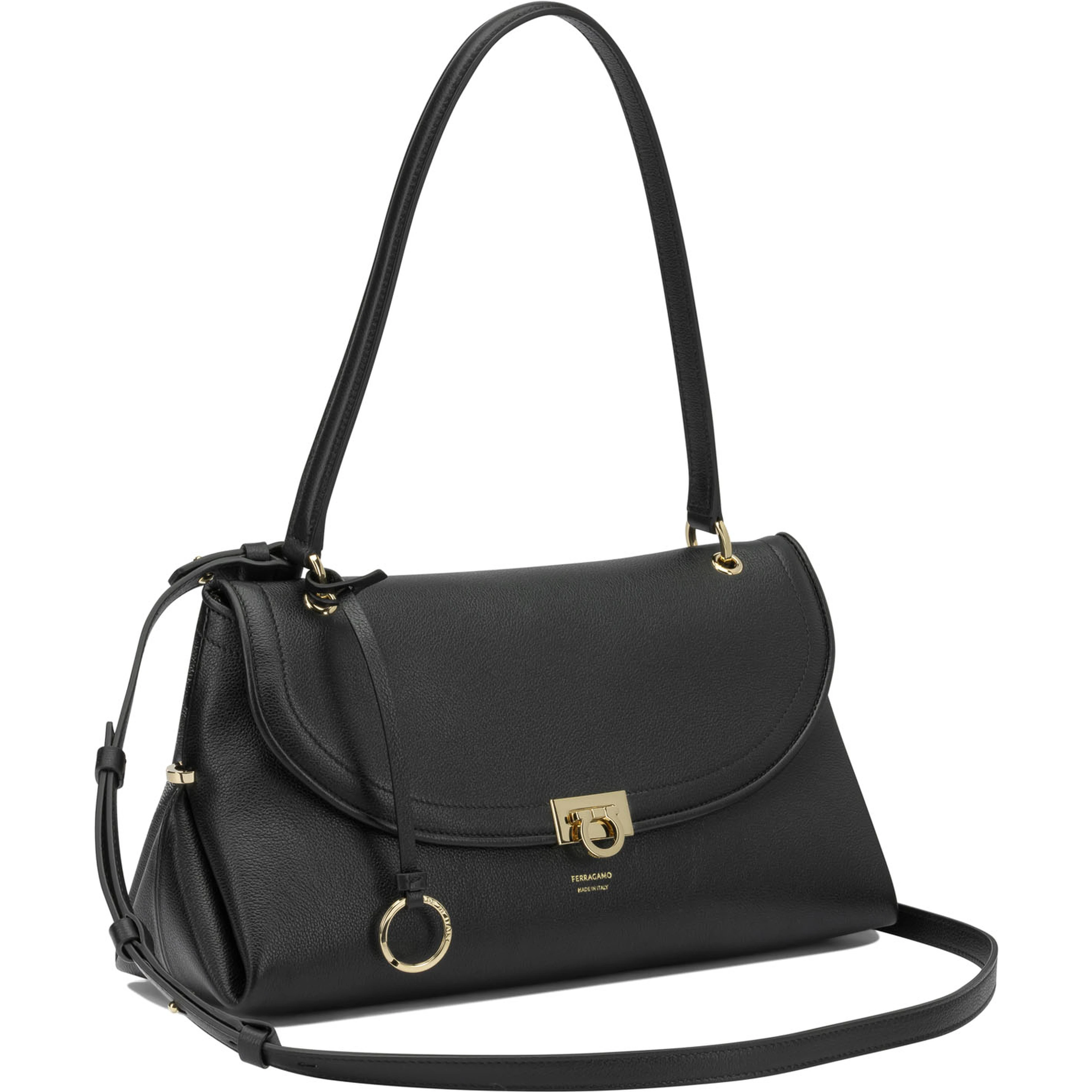 Medium "Gancini" Shoulder Bag