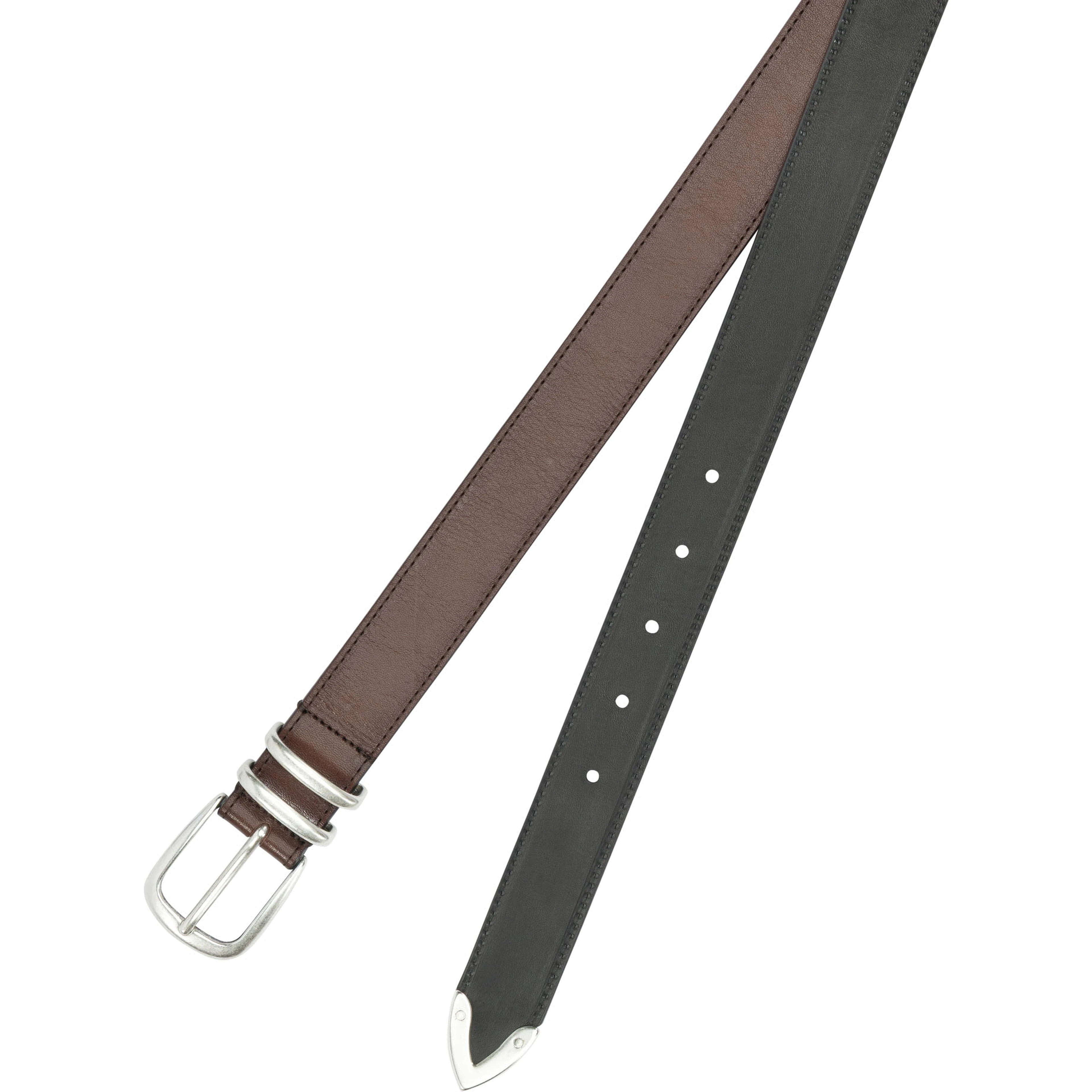 "OC Strip" Leather Belt