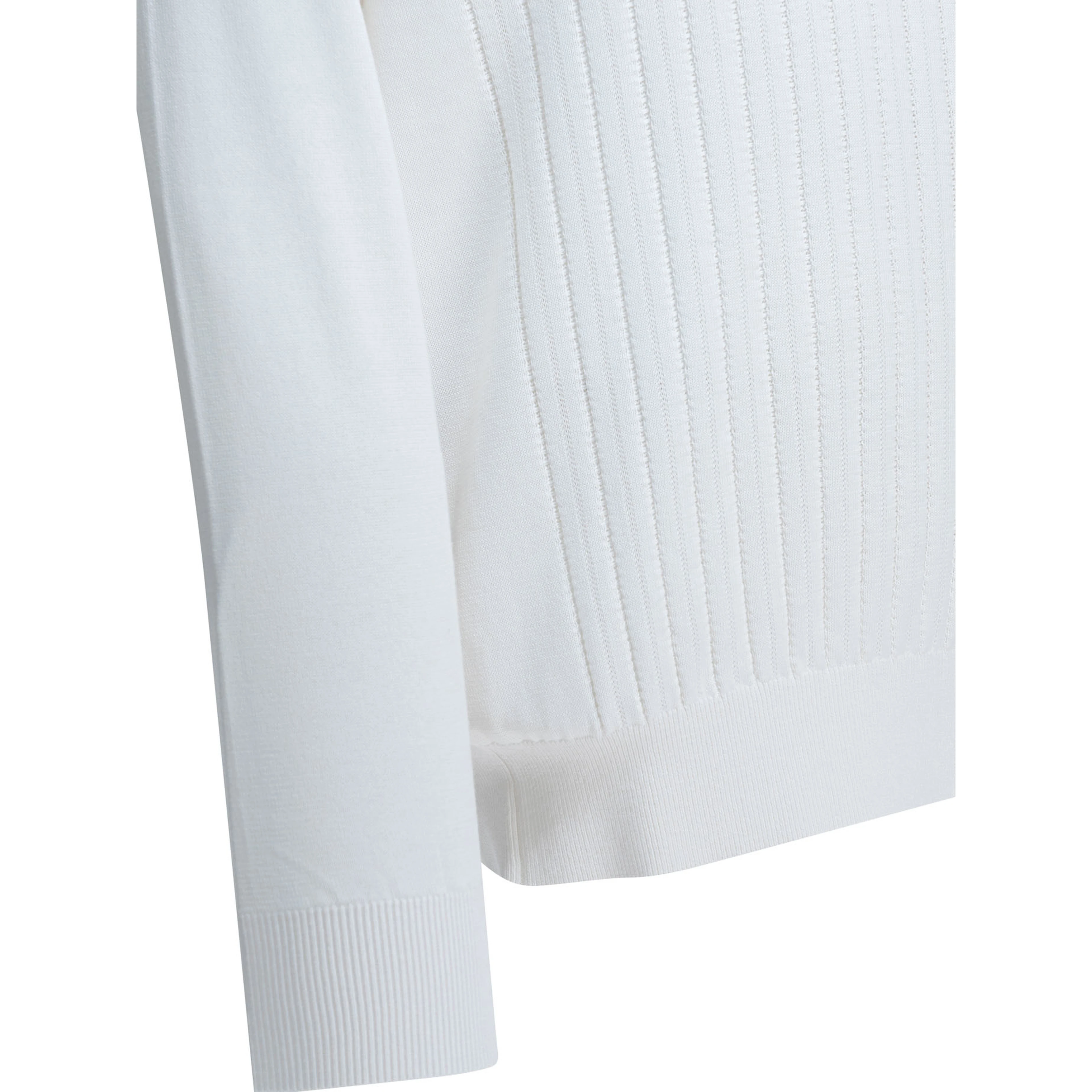 Ribbed crew-neck sweater