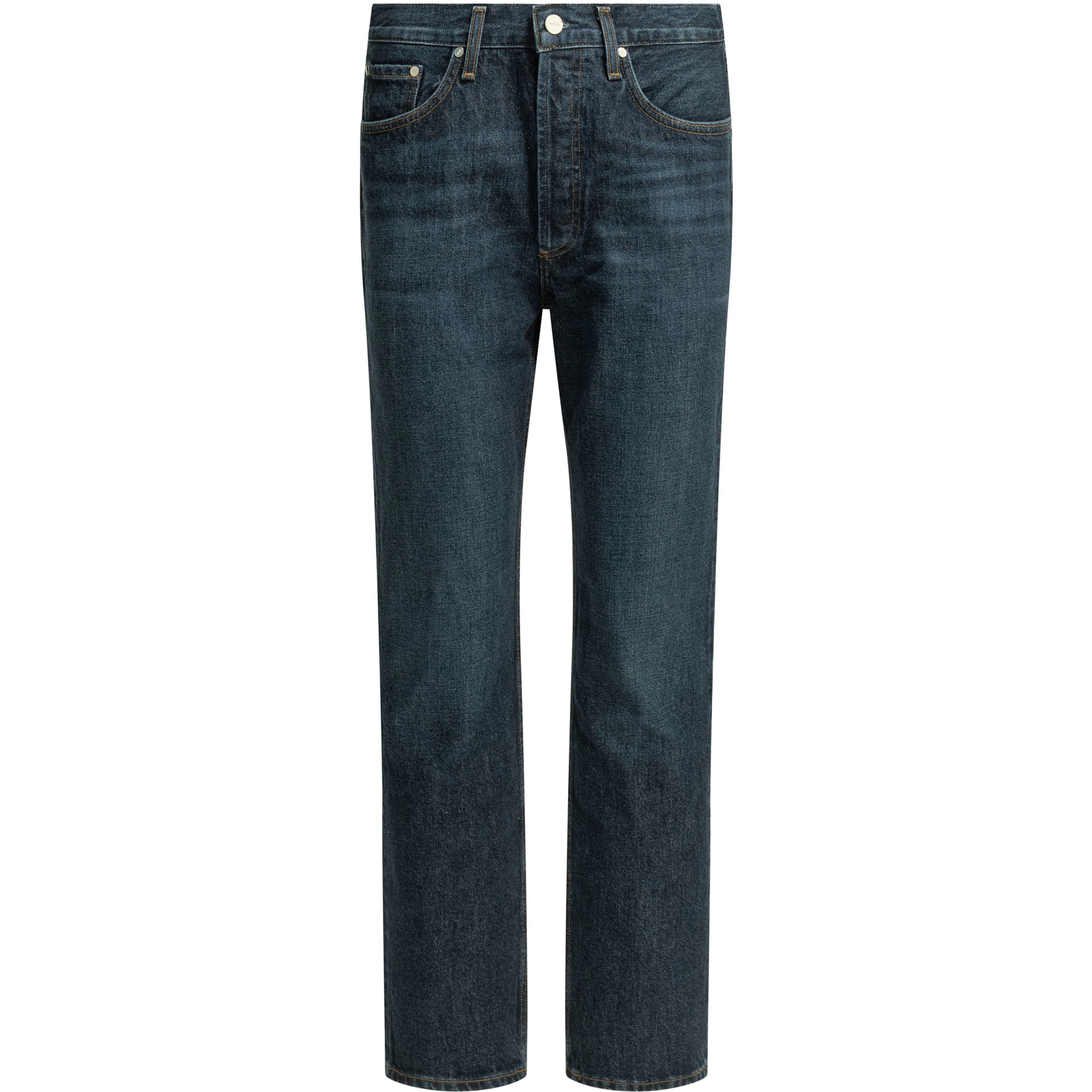 Straight-leg jeans