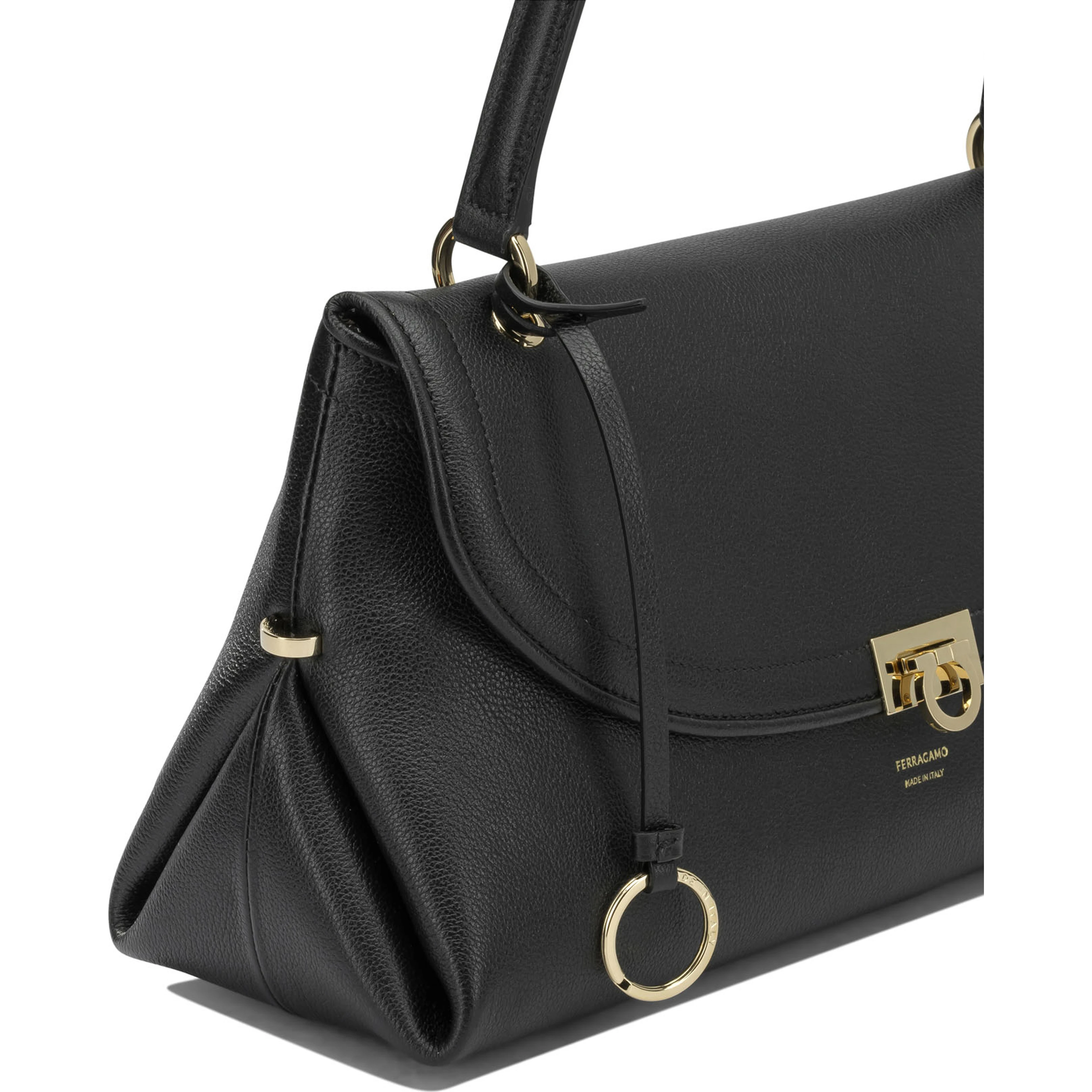 Medium "Gancini" Shoulder Bag