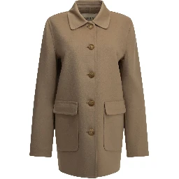 "VLogo" Short Coat