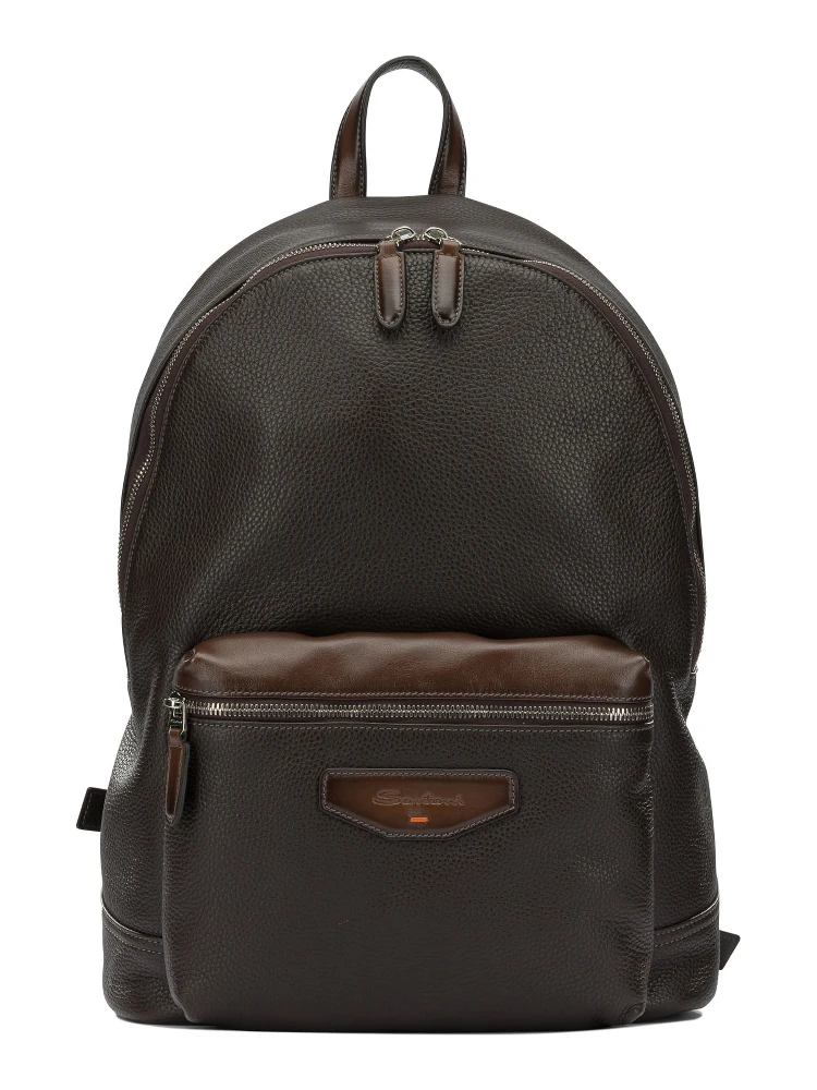 Casual Leather Backpack