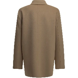 "VLogo" Short Coat