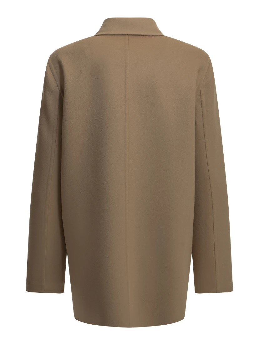 "VLogo" Short Coat