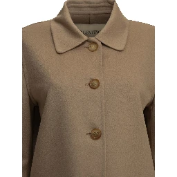 "VLogo" Short Coat