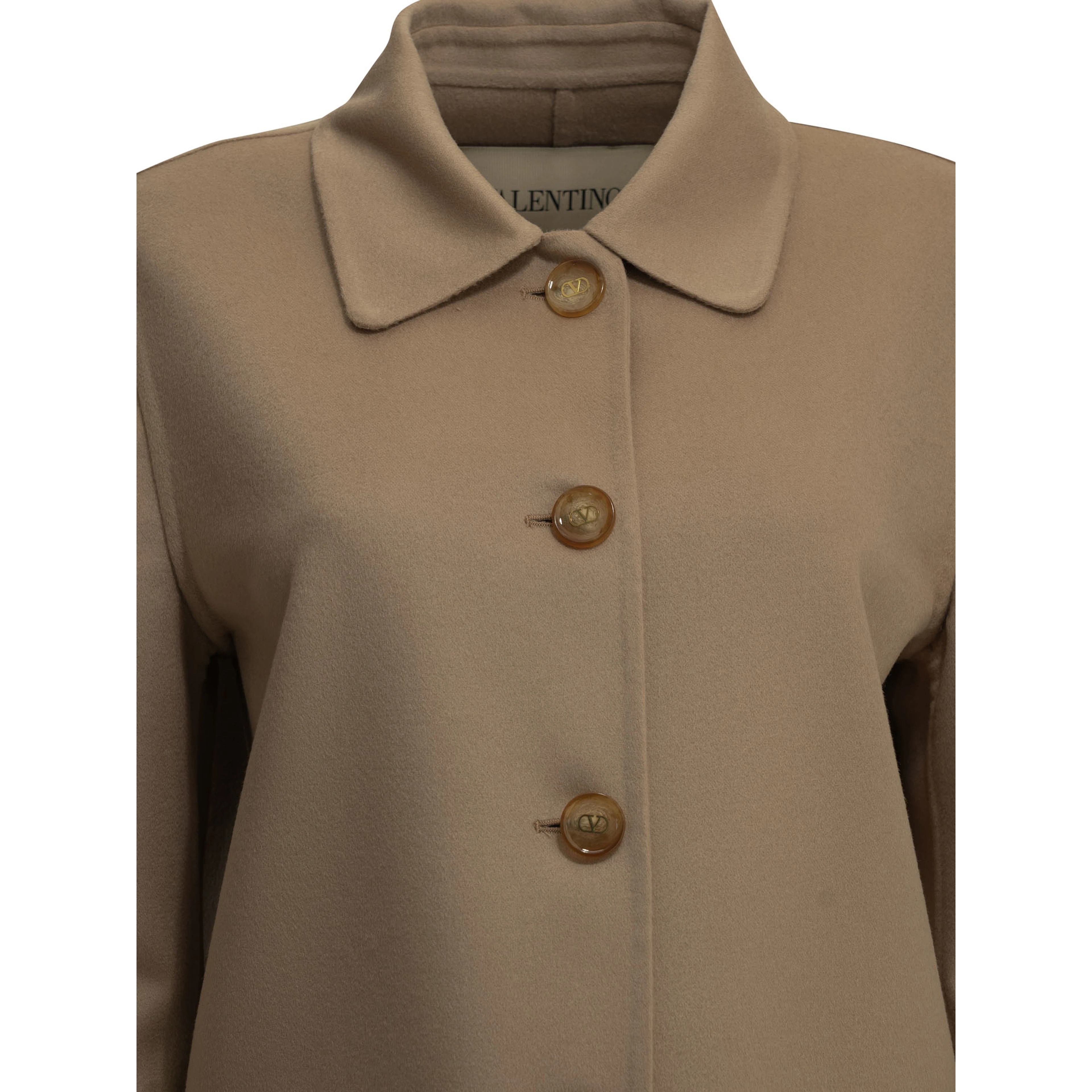 "VLogo" Short Coat