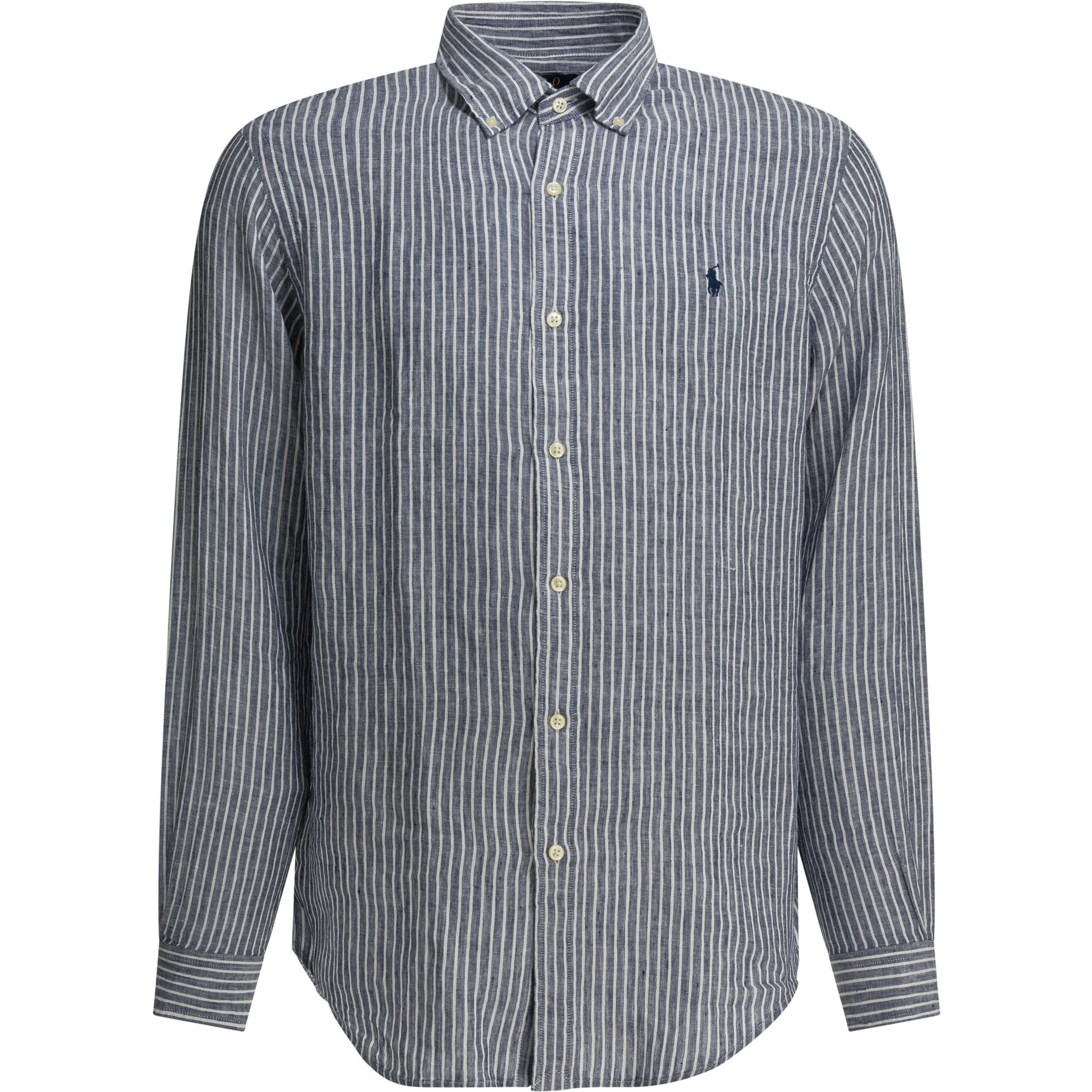 Custom-fit casual shirt with logo