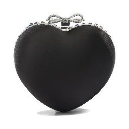 Heart clutch with crystals