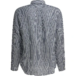 Custom-fit casual shirt with logo