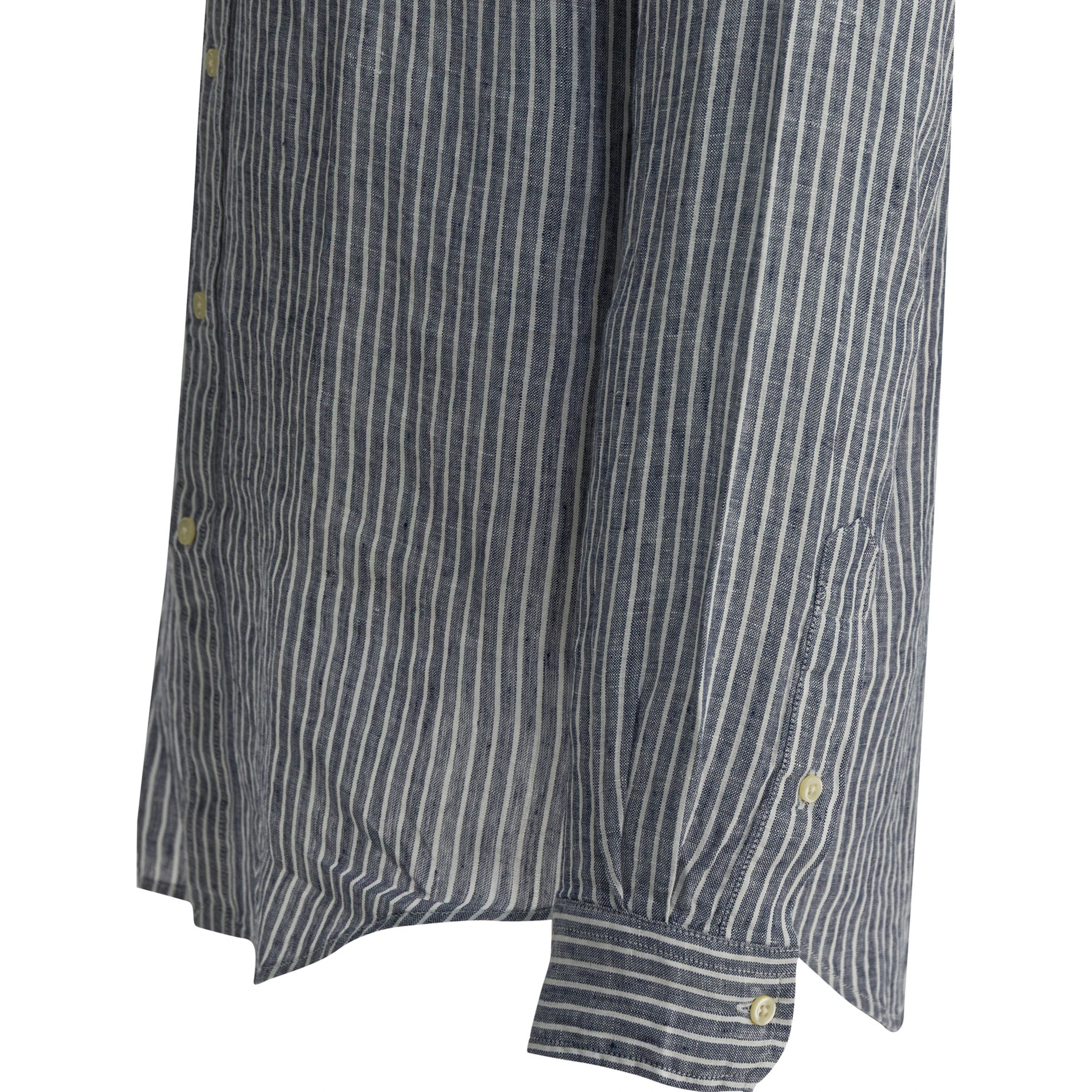 Custom-fit casual shirt with logo