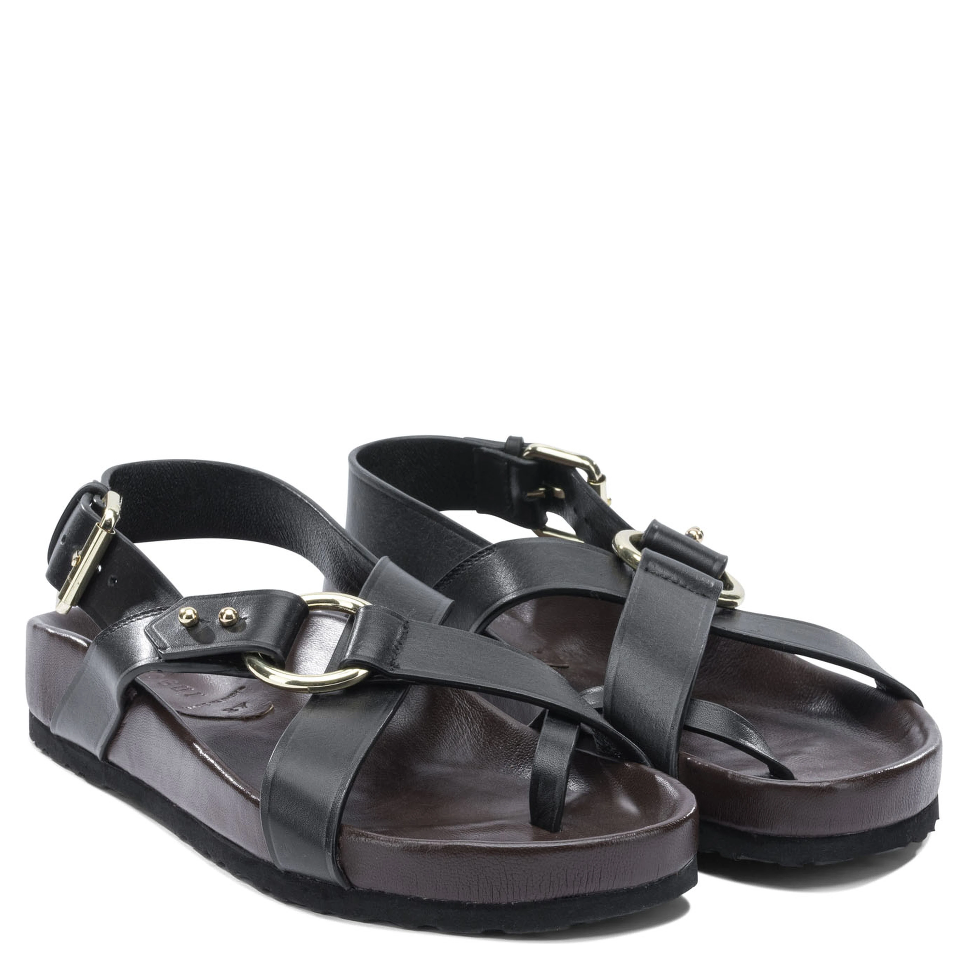 "Mexico" leather sandals