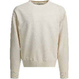 Crewneck sweatshirt with reverse logo