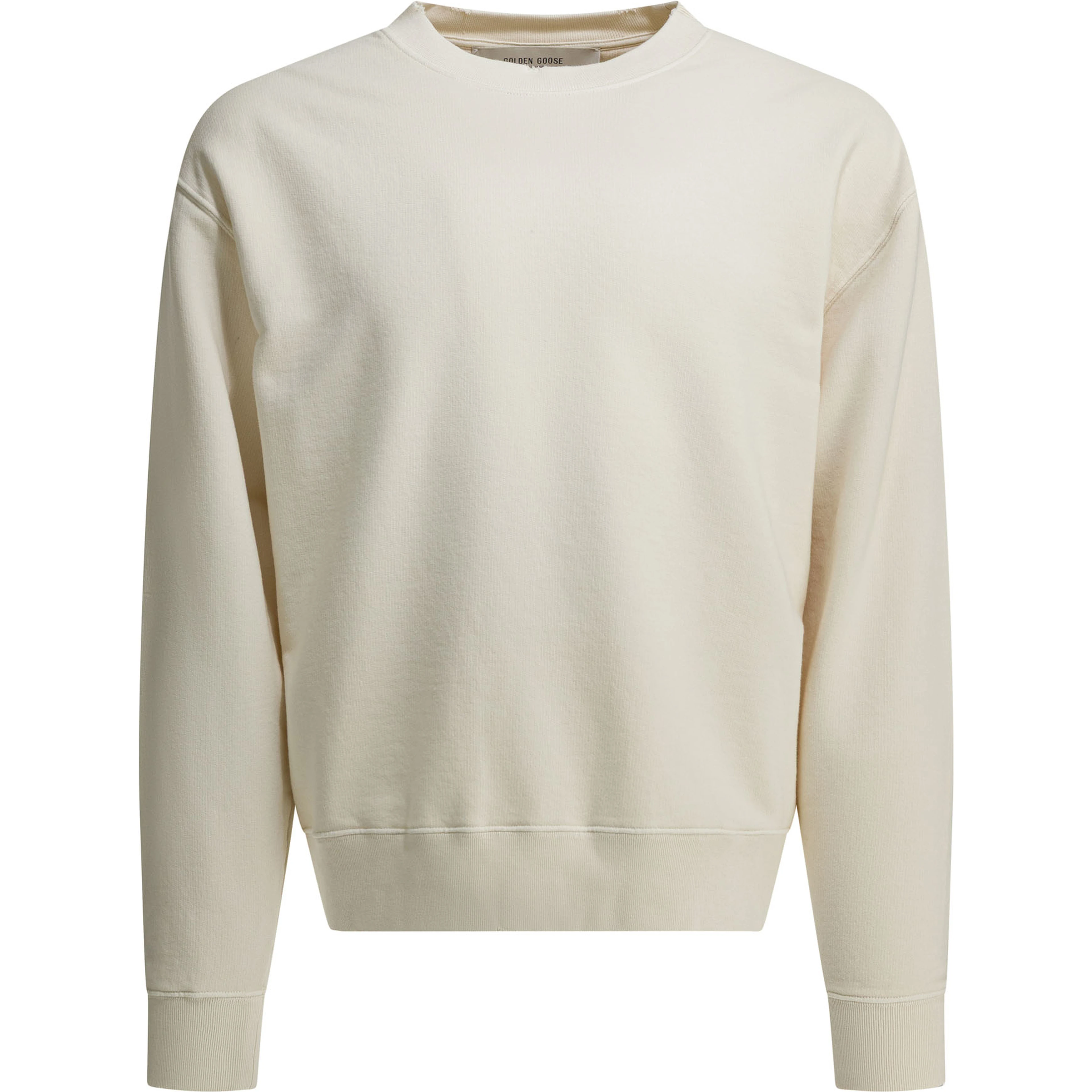 Crewneck sweatshirt with reverse logo